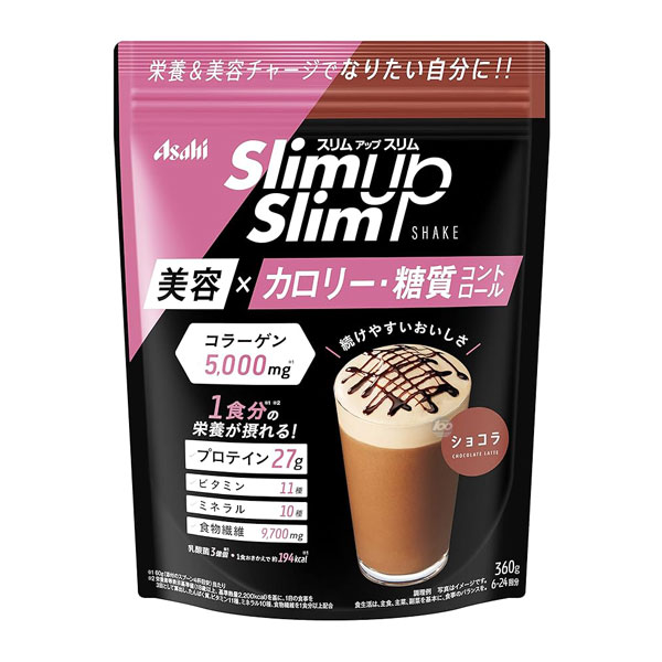 아사히 슬림업 슬림 쉐이크 초콜릿맛 360g