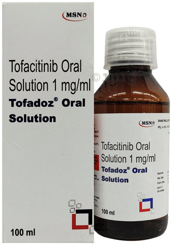 [MSN Laboratories]  토파시티닙 오랄 솔루션  Tofadoz Oral Solution 100ml 3통