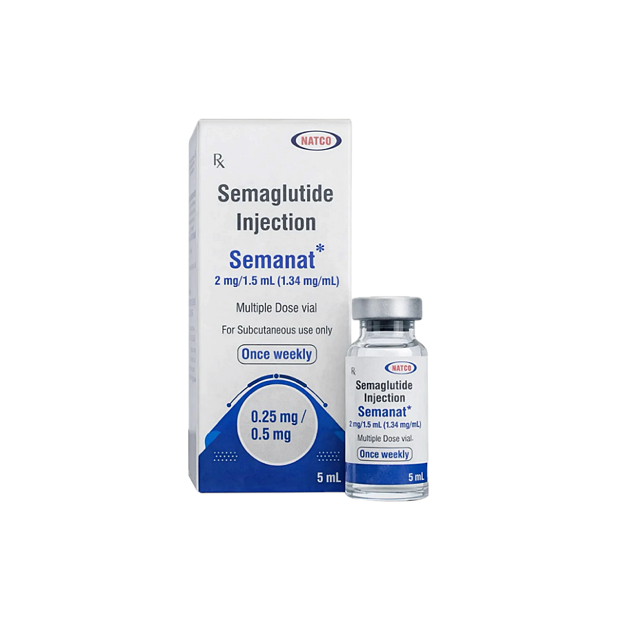 [가성비 원탑] 위고비 제네릭 Semanat 2mg / 4mg / 8mg   1Vial (1개월분)