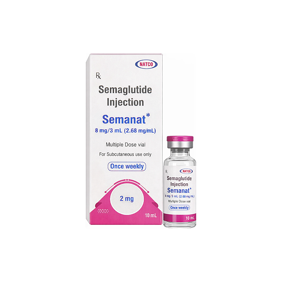 [가성비 원탑] 위고비 제네릭 Semanat 2mg / 4mg / 8mg   1Vial (1개월분)